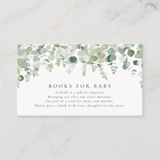 Gender Neutral Baby Shower Books For Baby Begleitkarte (Vorderseite)