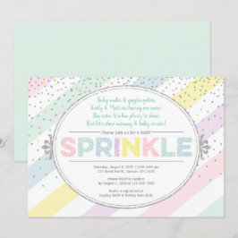 Gender-Neutral-Baby-Sprinkingeinladung Einladung