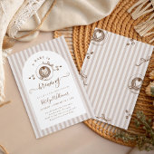 Gender Neutral Coffee Baby Shower Invitation Einladung