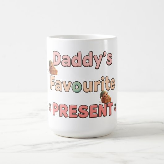 Gender-Neutral, Cute Personalized Mug Kaffeetasse (Mittel)