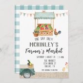 Gender Neutral Farmer's Market - Einladung zum Geb (Vorne/Hinten)