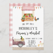 Gender Neutral Farmer's Market - Einladung zum Geb (Vorne/Hinten)