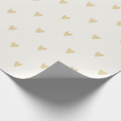 Gender Neutral Gift Wrap | Sand Hearts Geschenkpapier (Ecke)