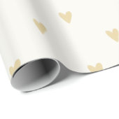 Gender Neutral Gift Wrap | Sand Hearts Geschenkpapier (Rolleneckpunkt)