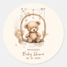Gender Neutral, Teddy Bear Baby Shower