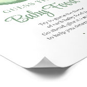 Gender-neutrale Teddy Bär Guess The Baby Food Game Poster (Ecke)