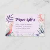 Gender-neutrale Windel des verzauberten Lavendels Begleitkarte (Vorderseite)