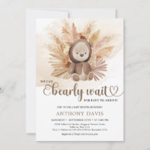 Gender neutraler Baby Bär Sweatshirt Pampas Gras