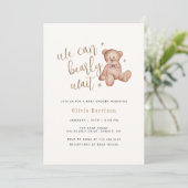 Gender neutraler Boho können wir frühzeitig abwart Einladung (Stehend Vorderseite)