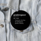 GENDER QUEER DEFINITION wird übersetzt zu: GENDER- Button (Beispiel)