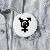 Gender Resistance Symbol - - - - Button (Beispiel)