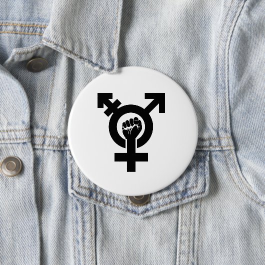 Gender Resistance Symbol - - - - Button (Beispiel)