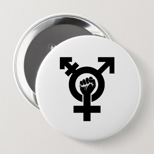 Gender Resistance Symbol - - - - Button (Vorne & Hinten)