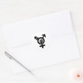 Gender Resistance Symbol - - - - Runder Aufkleber (Umschlag)