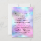 Gender Reveal Baby Shower Girl Boy Pink Blue Baloo Einladung (Vorderseite)