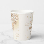 Gender Reveal Bear Boho Pappbecher (Rechts)