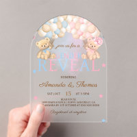 Gender Reveal Bear Themed