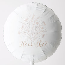 Gender Reveal Boho Floral