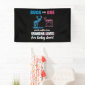 Gender Reveal Buck oder Doe Party Oma Banner (Insitu)