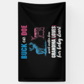 Gender Reveal Buck oder Doe Party Oma Banner (Vertikal)