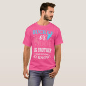 Gender Reveal Buck Or Doe Brother Matching Baby Pa T-Shirt (Vorne ganz)