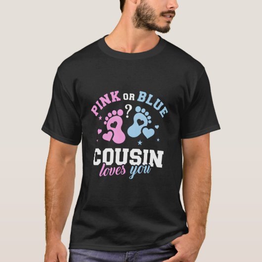 Gender Reveal Cousin T-Shirt (Vorderseite)