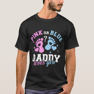 Gender Reveal Daddy Vater T-Shirt