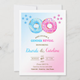 Gender Reveal Einladung Card