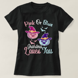 Gender Reveal Fall Halloween Thema Oma- Pumpki T-Shirt