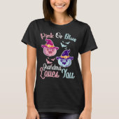 Gender Reveal Fall Halloween Thema Oma- Pumpki T-Shirt (Vorderseite)