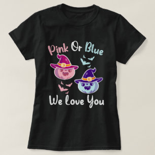 Gender Reveal Fall Halloween Thema - Pumpkin T-Shirt