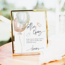 Gender Reveal Flasche Umarmung Beer Baby Shower Ga