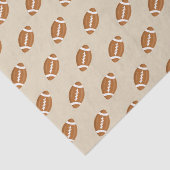 Gender Reveal Football Baby Boy Shower Touchdown Seidenpapier (Ausschnitt)