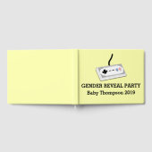 Gender Reveal Gamer Controller Boy Girl Gästebuch (Voll)