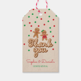 Gender Reveal Gingerbread Geschenkanhänger