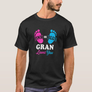 Gender Reveal Gran Baby Shower Oma T-Shirt