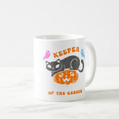 Gender Reveal Halloween Keeper Of The Gender Kaffeetasse (VorderseiteRechts)