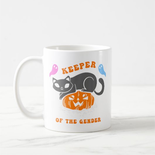 Gender Reveal Halloween Keeper Of The Gender Kaffeetasse (Links)