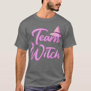 Gender Reveal Halloween Team Hexe T-Shirt