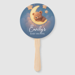 Gender Reveal Hand Fan, Teddy Bear. It’s a Boy Fächer