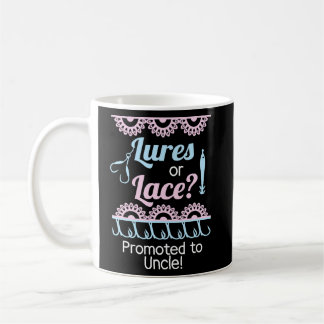 Gender Reveal Lures oder Lace Promoted to Oncle Kaffeetasse