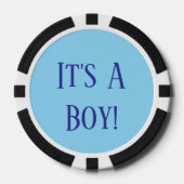 Gender Reveal Party Activity Pokerchips (Vorderseite)