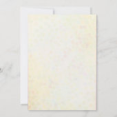 Gender Reveal Pink Blue Baby Shower Einladung (Rückseite)