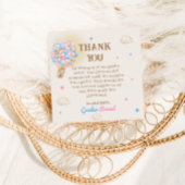 Gender Reveal Pink Blue Budget Danke Karte