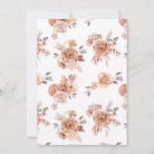 Gender Reveal Pumpkin Einladung, Fall er oder sie Einladung (Rückseite)