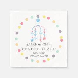 GENDER REVEAL SERVIETTE