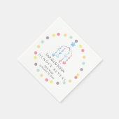 GENDER REVEAL SERVIETTE (Ecke)