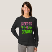 Gender Reveal St Patricks Day Funny Keeper of the T-Shirt (Vorne ganz)
