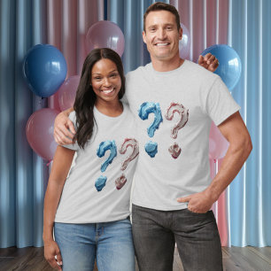 Gender Reveal T - Shirt Junge oder Mädchen ?? Eige