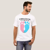 Gender Reveal Team Blue Pink Schwangerschaft Baby  T-Shirt (Vorne ganz)